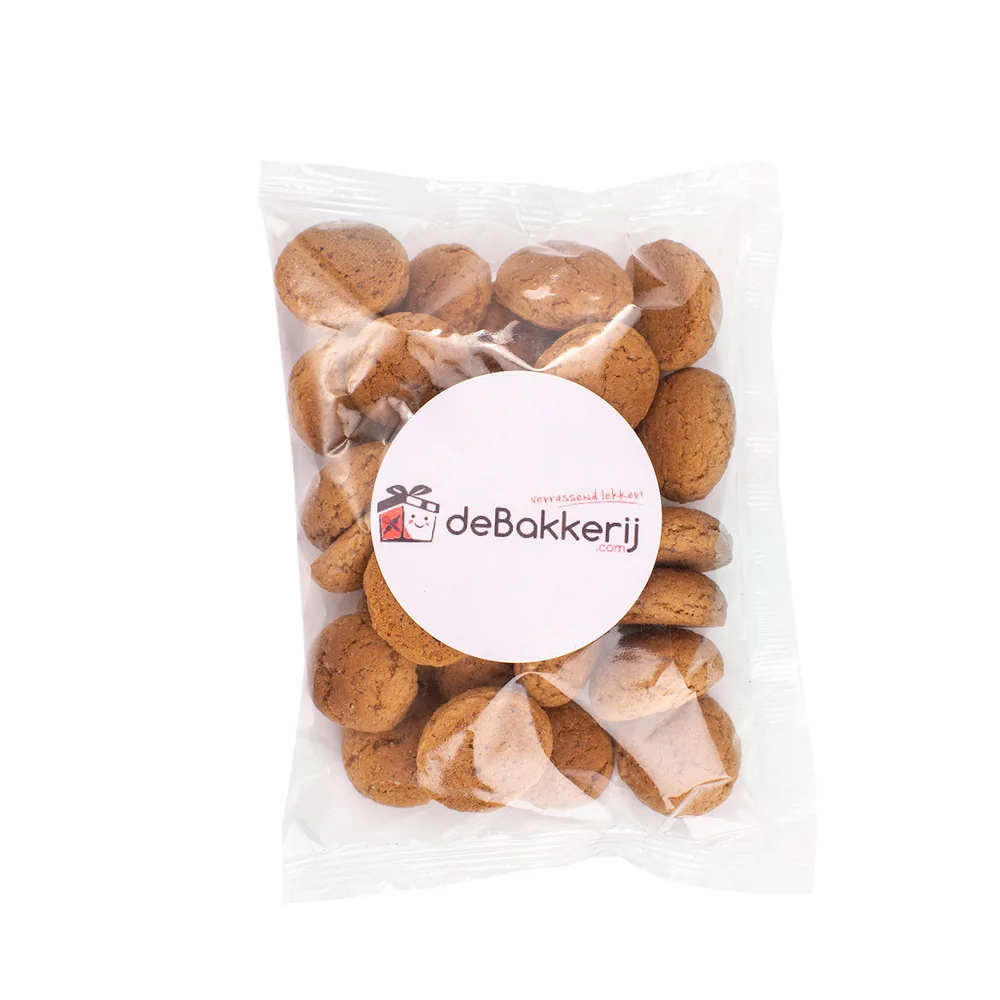 Kruidnootjes met eigen logo (50 gram)
