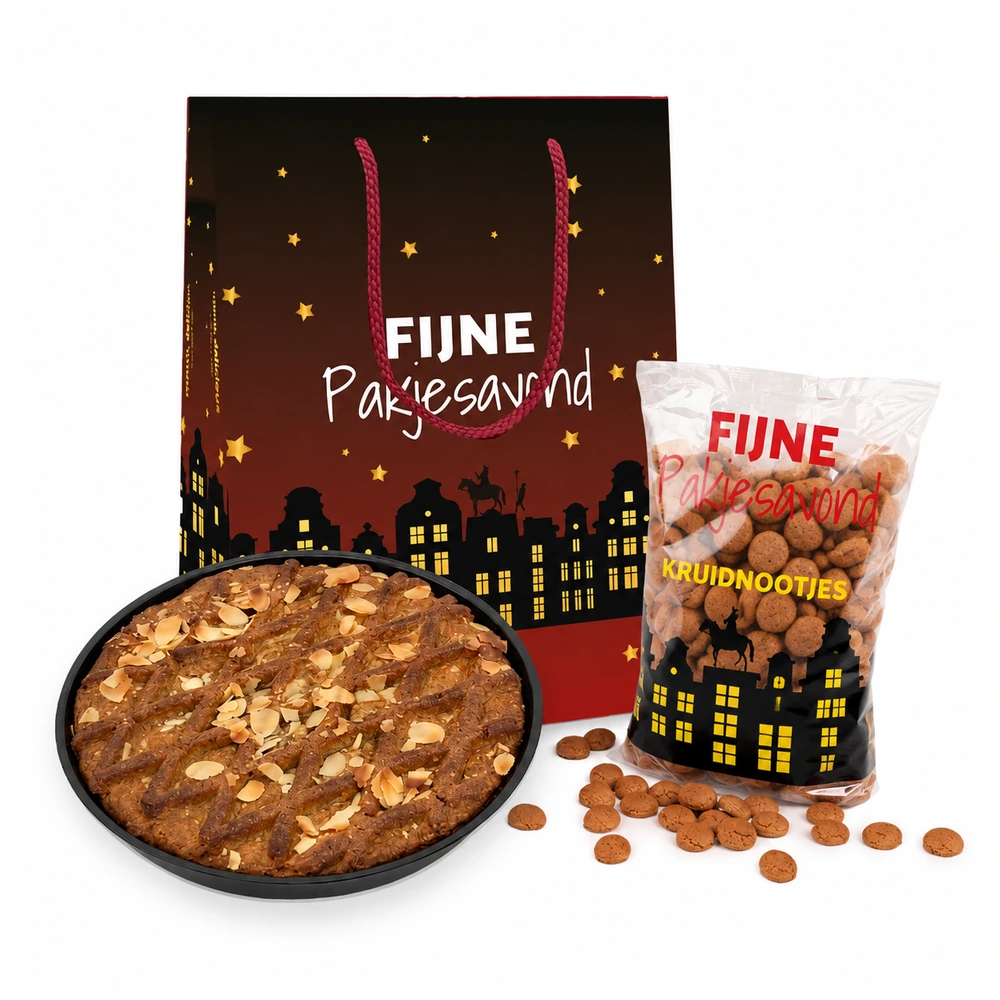 Sinttas met Bakey kruidnoten (200 gram) en speculaastaart